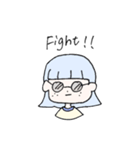 ゆるふわ女の子＆男の子（個別スタンプ：8）