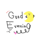 手書き文字(English)（個別スタンプ：3）
