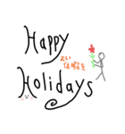 手書き文字(English)（個別スタンプ：7）