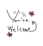 手書き文字(English)（個別スタンプ：10）