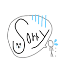 手書き文字(English)（個別スタンプ：12）