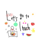手書き文字(English)（個別スタンプ：13）