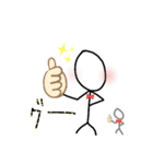 手書き文字(English)（個別スタンプ：16）