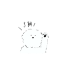 もこもことしたトイプー(白い)（個別スタンプ：8）