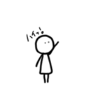 素朴な人間ちゃん（個別スタンプ：13）