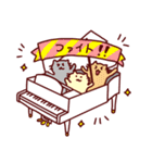 ピアノと猫のスタンプ♪【鍵盤づくし40種】（個別スタンプ：21）