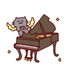 ピアノと猫のスタンプ♪【鍵盤づくし40種】（個別スタンプ：30）