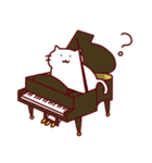 ピアノと猫のスタンプ♪【鍵盤づくし40種】（個別スタンプ：36）