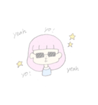 ゆるふわ透明感ガール(英語)（個別スタンプ：5）