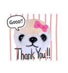 犬のぬいぐるみ3（個別スタンプ：1）