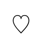 モノトーンシンプル文字（個別スタンプ：16）