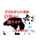 日常で使える便利スタンプ 猫 挨拶 お礼（個別スタンプ：12）