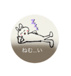 かわいい女の子と動物のスタンプ（個別スタンプ：9）