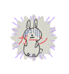 かわいい女の子と動物のスタンプ（個別スタンプ：11）