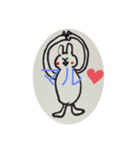 かわいい女の子と動物のスタンプ（個別スタンプ：15）