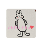 かわいい女の子と動物のスタンプ（個別スタンプ：17）