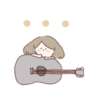 ギターと女の子（個別スタンプ：2）
