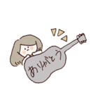 ギターと女の子（個別スタンプ：8）