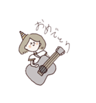 ギターと女の子（個別スタンプ：9）