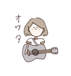 ギターと女の子（個別スタンプ：10）