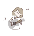 ギターと女の子（個別スタンプ：20）