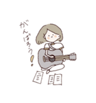 ギターと女の子（個別スタンプ：23）
