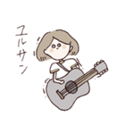 ギターと女の子（個別スタンプ：24）
