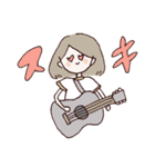 ギターと女の子（個別スタンプ：27）