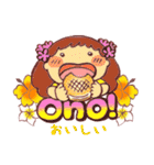 フラガールとハワイのどうぶつ（個別スタンプ：9）