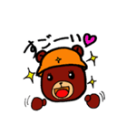 ヘルメットくまさん（個別スタンプ：10）