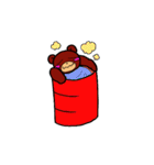 ヘルメットくまさん（個別スタンプ：31）