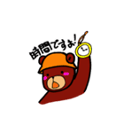 ヘルメットくまさん（個別スタンプ：39）