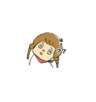 今日もおさげちゃん（個別スタンプ：17）