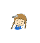 今日もおさげちゃん（個別スタンプ：24）