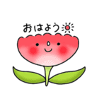 お花さんスタンプ（個別スタンプ：3）