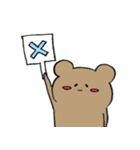 毎日の会話に♡サインペンくまさん（個別スタンプ：4）