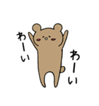 毎日の会話に♡サインペンくまさん（個別スタンプ：35）
