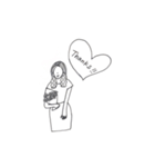 Lucky Girls！（個別スタンプ：7）