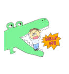 もっくちゃんとベンくんの日常スタンプ（個別スタンプ：13）