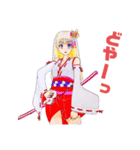 頑張る巫女お姉さんと愉快な仲間たち4（個別スタンプ：5）