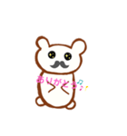 髭くまちゃん（個別スタンプ：1）