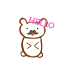 髭くまちゃん（個別スタンプ：2）