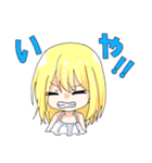 女の子のにちじょうスタンプ（個別スタンプ：3）