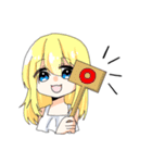 女の子のにちじょうスタンプ（個別スタンプ：5）