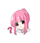 女の子のにちじょうスタンプ（個別スタンプ：8）
