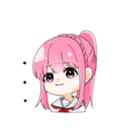 女の子のにちじょうスタンプ（個別スタンプ：21）