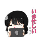 女の子のにちじょうスタンプ（個別スタンプ：24）
