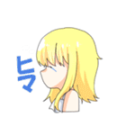 女の子のにちじょうスタンプ（個別スタンプ：25）
