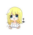 女の子のにちじょうスタンプ（個別スタンプ：38）