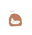 キラキラ笑顔の女の子（個別スタンプ：2）